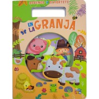 En la Granja - Libro Infantil Aprende y Diviértete- Libro Tapa Dura Troquelado - 15x20 cm - 10 páginas