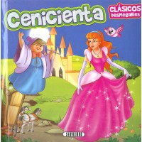 Libro Clásicos Desplegables: Cenicienta - Tapa Acolchada Pop-Up (19.5x19.5 cm) - Imprenta Mayúscula