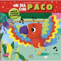 Libro Infantil Sensorial: Un Día con Paco – Mi Squishy Favorito - 17x17 cm - 16 páginas