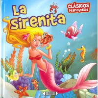 Clásicos Desplegables: La Sirenita - Tapa Acolchada Pop-Up (19.5x19.5 cm) - Imprenta Mayúscula